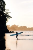 surfing beach sea