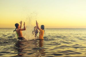 Beach fun peoplce