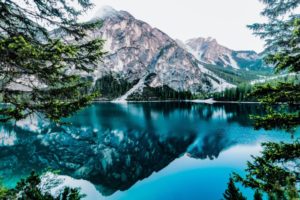 Mountains landscape lake