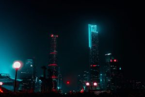 landscape city night