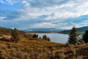 mountains lake landscape